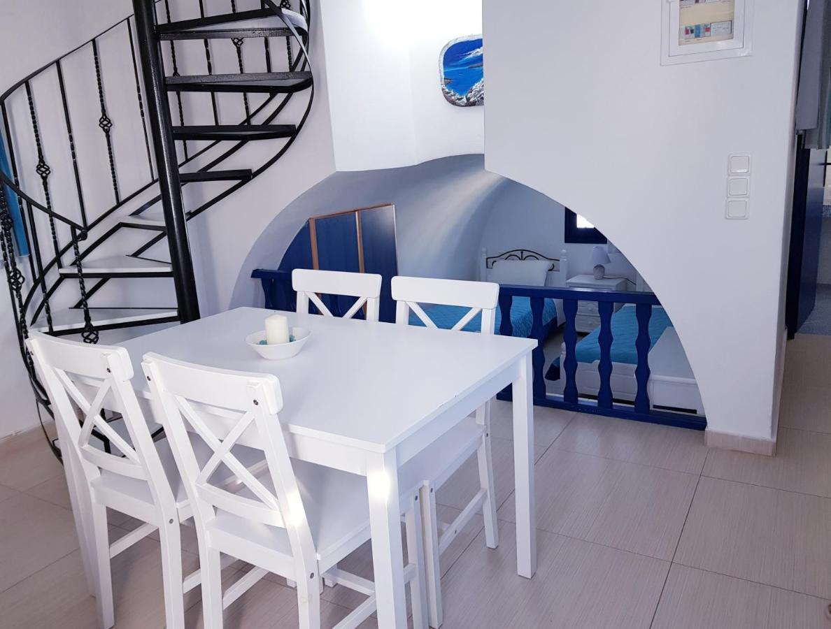White & Blue Apartment Perivolos  Bagian luar foto