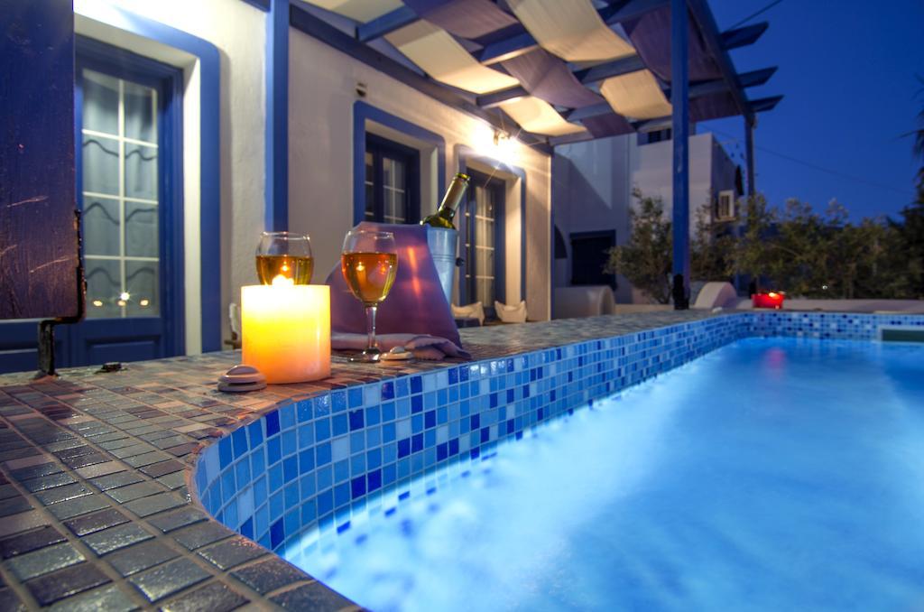 White & Blue Apartment Perivolos  Bagian luar foto